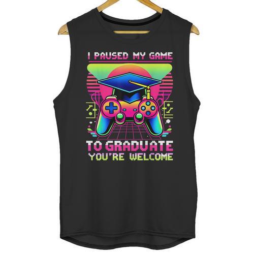 Video Gamer Graduate Graduation Grad Gaming Unisex Tank Top - Best Gift Smart