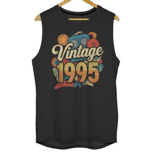 Vintage 1995 Retro Classic 90s Nostalgia Throwback Vibe Unisex Tank Top - Figerry