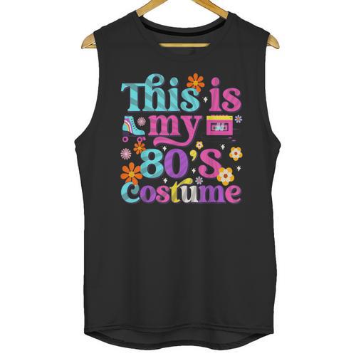 Vintage 80s Costume Nostalgia 1980s Fashion Cute Girls Women Unisex Tank Top - Figerry