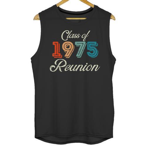 Vintage Class Of 1975 Reunion 50th Graduation Classmate Cool Unisex Tank Top - Best Gift Smart