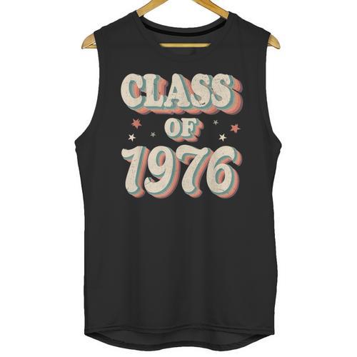 Vintage Class Of 1976 76 High School Graduation Unisex Tank Top - Best Gift Smart