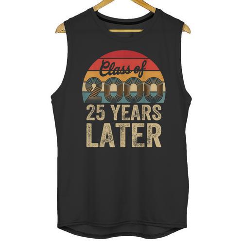 Vintage Class Of 2000 25 Years Later Reunion 25th Graduation Unisex Tank Top - Best Gift Smart
