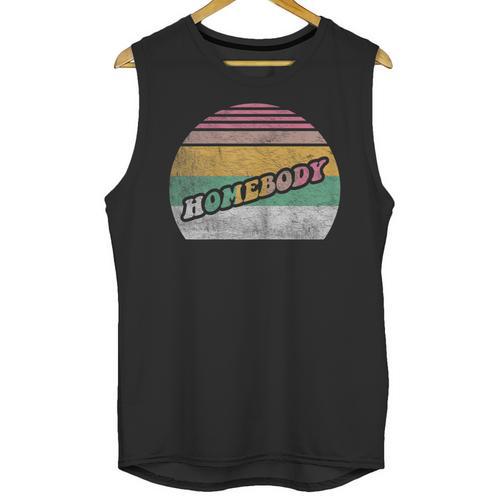 Vintage Homebody Shirt Stay At Home Quarantine Introvert Unisex Tank Top - Raresse