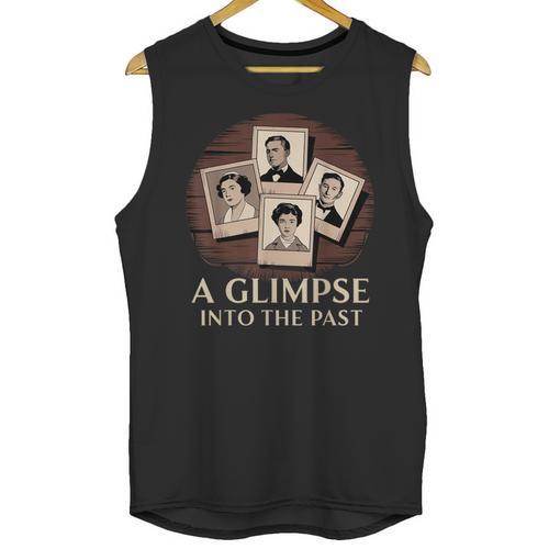 Vintage Portrait Photography Memory Nostalgia Vibe Unisex Tank Top - Figerry