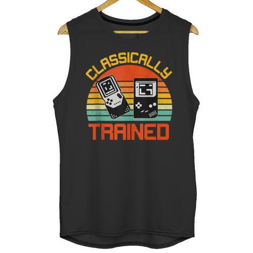 Vintage Retro Classically Trained Video Game 90s Nostalgia Unisex Tank Top - Figerry