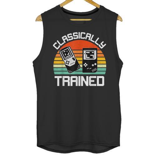 Vintage Retro Classically Trained Video Game 90s Nostalgia Unisex Tank Top - Figerry
