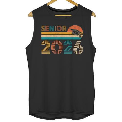 Vintage Senior 2026 Graduate Class Of 2026 Graduation Grad Unisex Tank Top - Best Gift Smart