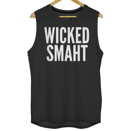 Wicked Smaht Boston Accent Graduation Tee Unisex Tank Top - Best Gift Smart