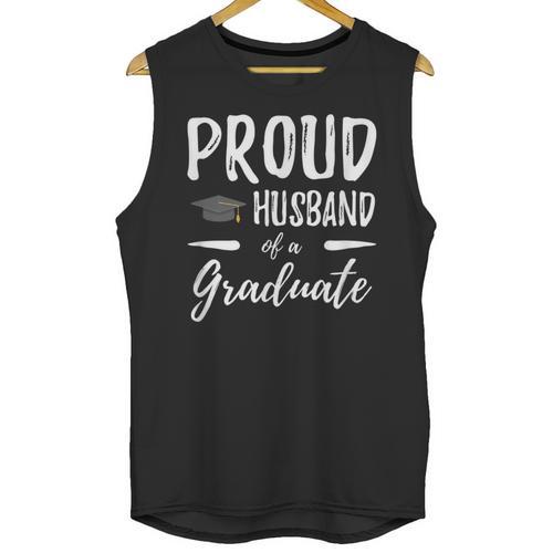 Wife's Graduation Shirt 2018 Proud Husband Of a Graduate Unisex Tank Top - Best Gift Smart