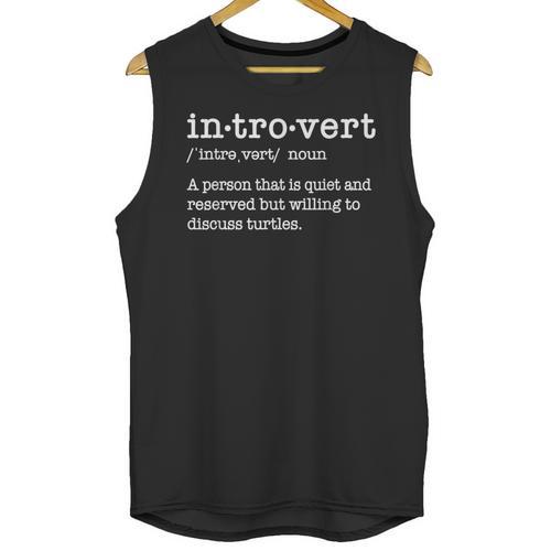 Willing To Discuss Turtles Introvert Definition Unisex Tank Top - Raresse