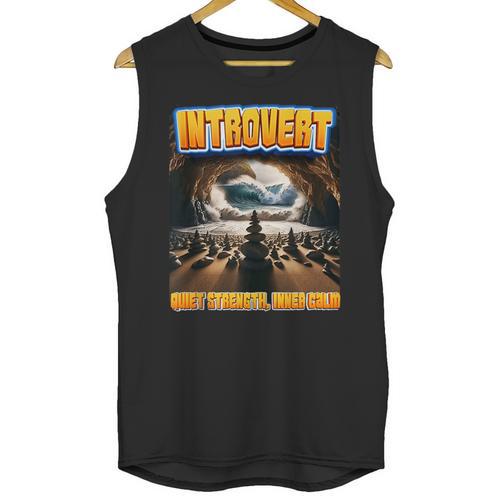 World Introvert Day Quiet Strength Inner Calm Unisex Tank Top - Raresse