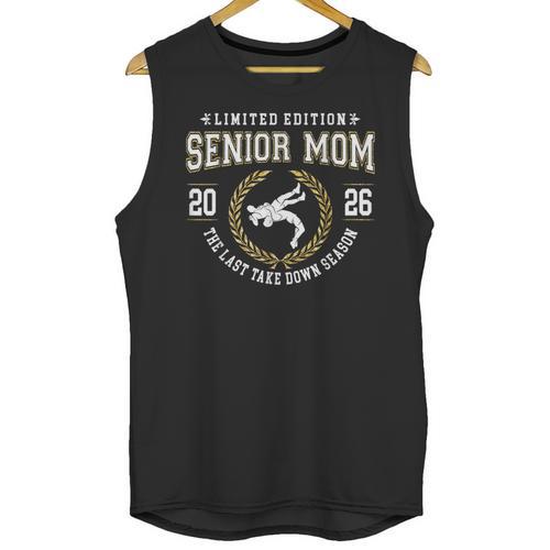 Wrestling Senior Mom The Final Match 2026 Graduation Unisex Tank Top - Best Gift Smart
