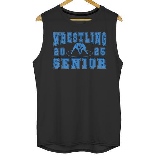 Wrestling Senior Night Wrestling Senior 2025 Graduation 44 Unisex Tank Top - Best Gift Smart