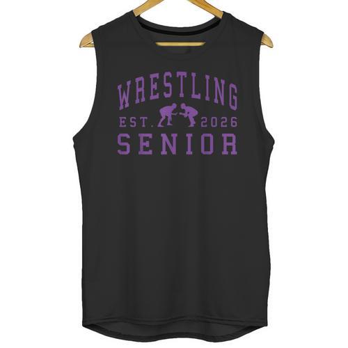 Wrestling Senior Night Wrestling Senior 2026 Graduation 84 Unisex Tank Top - Best Gift Smart