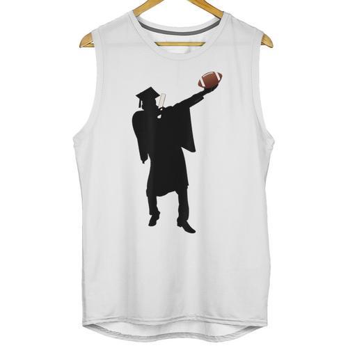 2019 Football Graduation Dab Shirt- Dabbing Graduate Unisex Tank Top - Best Gift Smart