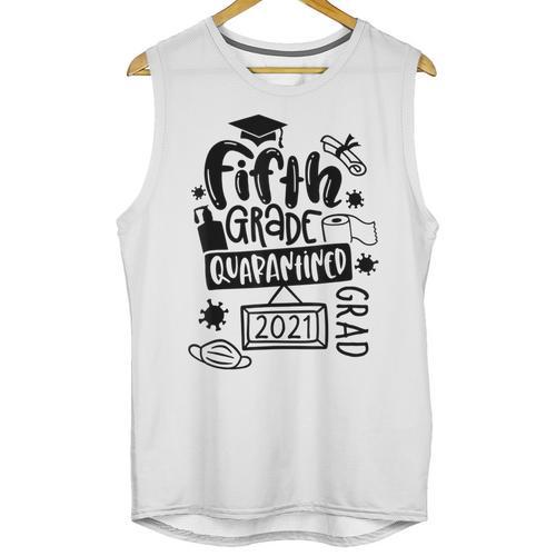 5th Grade Graduate 2021 Graduate Quarantine Fifth Graduation Unisex Tank Top - Best Gift Smart