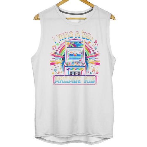 80s Arcade Kid Vintage Gamer Nostalgia Unisex Tank Top - Figerry
