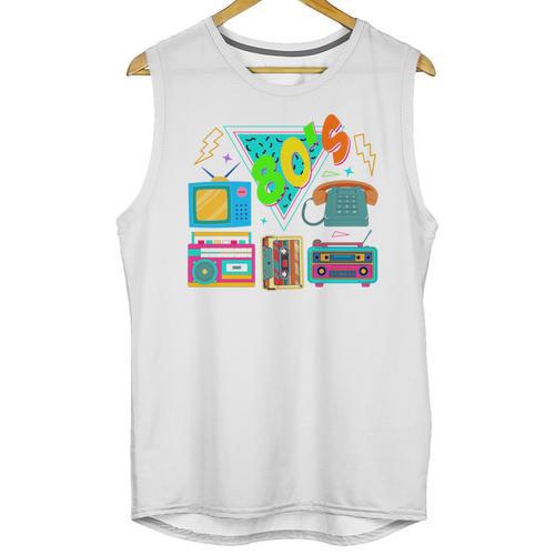 80's Vintage Cassette Tape Nostalgia Mixtape Era 1980s Retro Unisex Tank Top - Figerry