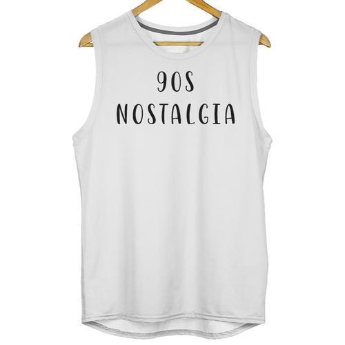 90s Nostalgia Nostalgic Statement Premium Tri-Blend Unisex Tank Top - Figerry