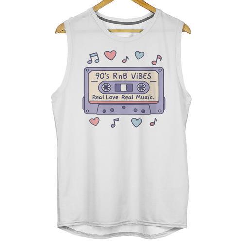 90s RNB Vibes Cassette – Retro Music Nostalgia RNB Cassette Unisex Tank Top - Figerry