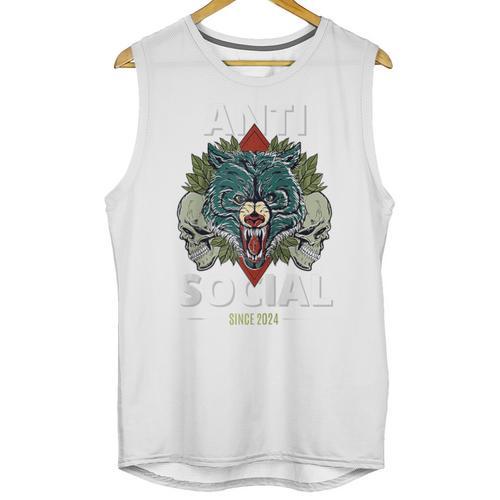 Antisocial Introvert I Like Being Alone Raglan Baseball Tee Unisex Tank Top - Raresse