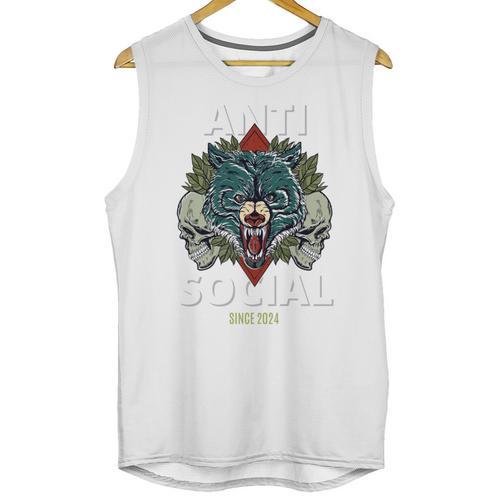 Antisocial Introvert I Like Being Alone Unisex Tank Top - Raresse