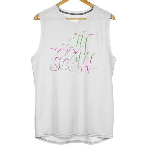 Antisocial Introvert I Hate People Antisocial Club EDM Premium Tri-Blend Unisex Tank Top - Raresse