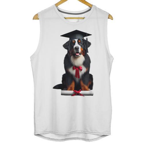 Bernese Mountain Dog Graduation Cap Graduate Training School For Men Women Girls Kids Unisex Tank Top - Best Gift Smart