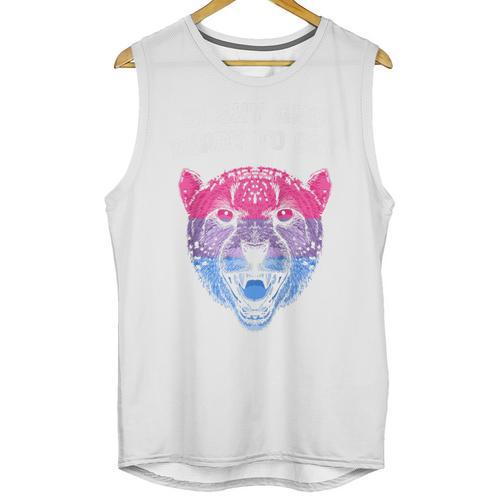Bi Shy And Ready To Cry Bisexual Introvert Bi Pride Raglan Baseball Tee Unisex Tank Top - Raresse