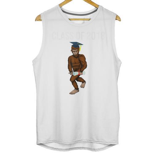 Bigfoot Graduation Shirt Class Of 2018 College Boys Unisex Tank Top - Best Gift Smart