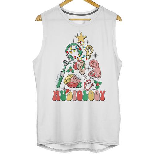 Christmas Audiology Tree Audiology Student Graduation Unisex Tank Top - Best Gift Smart