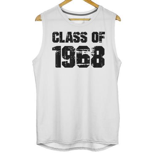 Class Of 1968 High School College Graduation Reunion Unisex Tank Top - Best Gift Smart