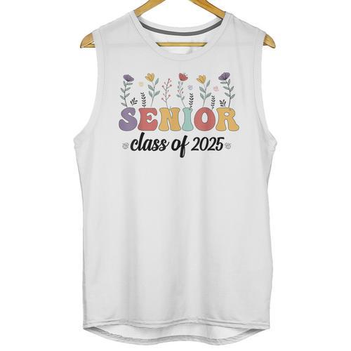 Class Of 2025 Senior 25 High School Graduation Unisex Tank Top - Best Gift Smart