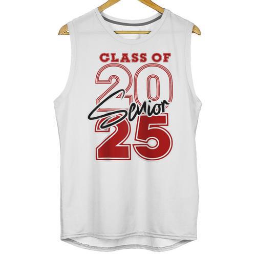 Class Of 2025 Senior 2025 Graduation Red Raglan Baseball Tee Unisex Tank Top - Best Gift Smart