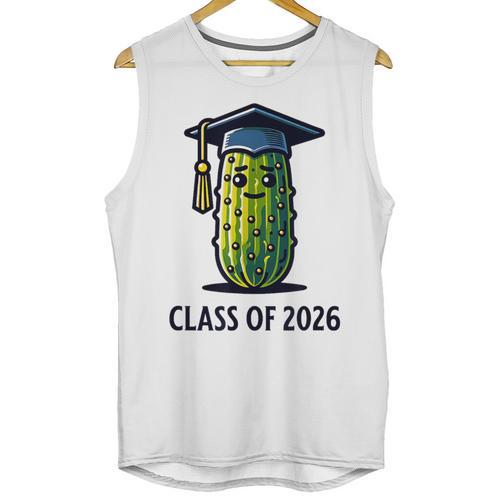 Class Of 2026 Graduation Pickle Trendy Graduate Humor Unisex Tank Top - Best Gift Smart