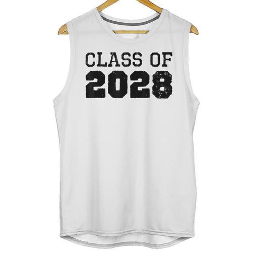 Class Of 2028 Future Graduation Vintage T-Shirt Unisex Tank Top - Best Gift Smart