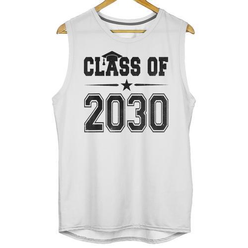 Class Of 2030 Shirt Graduation Unisex Tank Top - Best Gift Smart