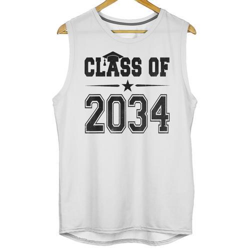 Class Of 2034 Shirt Graduation Unisex Tank Top - Best Gift Smart