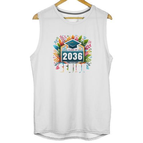 Class Of 2036 Graduation School Vintage Senior 2036 Unisex Tank Top - Best Gift Smart