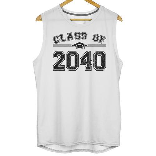 Class Of 2040 Grow With Me Graduation First Day Of School Unisex Tank Top - Best Gift Smart