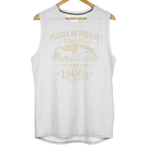 Classic Please Be Patient With Me I'm From The 1900s Premium Tri-Blend Unisex Tank Top - Figerry