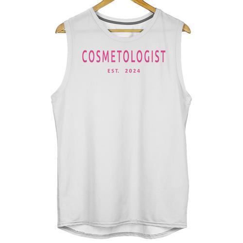 Cosmetologist Est 2024 Graduation Beauty School Cosmetology Unisex Tank Top - Best Gift Smart