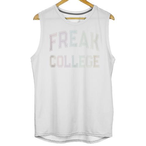 Crazy Antisocial FREAK COLLEGE Introvert Don't Call Me Unisex Tank Top - Raresse