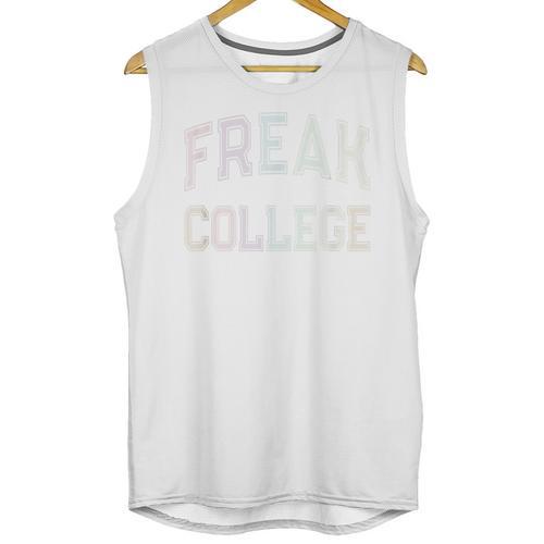 Crazy Antisocial FREAK COLLEGE Introvert Don't Call Me Unisex Tank Top - Raresse