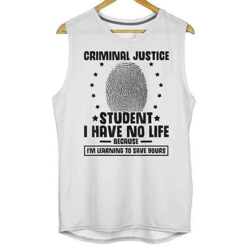 Criminal Justice School Degree Graduation Day Student Unisex Tank Top - Best Gift Smart