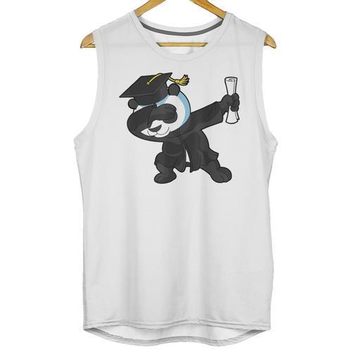 Dabbing Panda Bear Graduation Senior 2019 Shirt Unisex Tank Top - Best Gift Smart