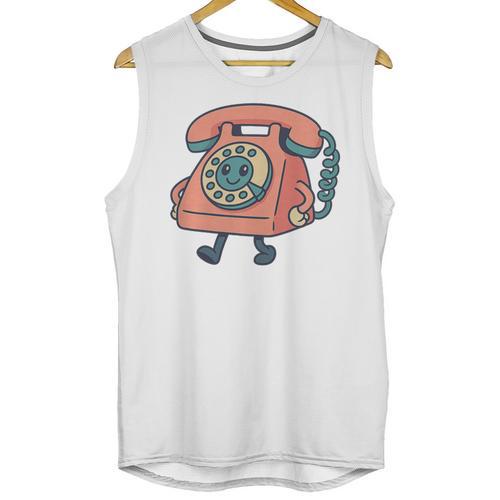 Dial It Back Retro Tech Nostalgia Vintage Premium Tri-Blend Unisex Tank Top - Figerry