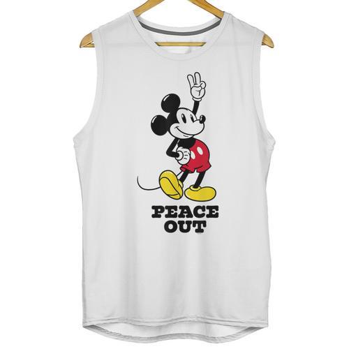 Disney Mickey Mouse Peace Out Totally Retro Graduation Unisex Tank Top - Best Gift Smart