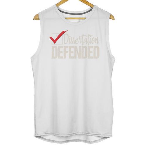 Dissertation Defended PhD Graduate PhD Graduation Unisex Tank Top - Best Gift Smart