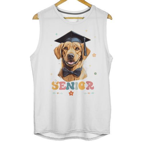 Dog Class Of 2024 Graduation Senior 2024 Men Women Girls Kids Unisex Tank Top - Best Gift Smart